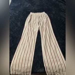 Ci Sono Red, White and Blue Striped Pants